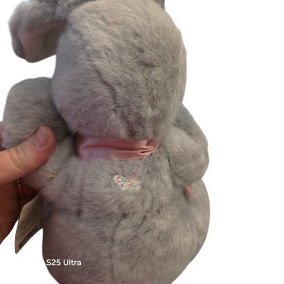 Geppeddo Cuddle Kids Baily Bunny Rabbit Baby Doll Porcelain Face Plush NWT - Picture 6 of 7